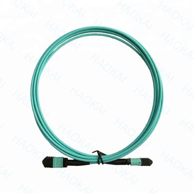 コンパクト MPO / MTP 光ファイバーパッチコード OM3 光ファイバーパッチケーブル