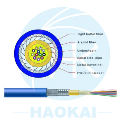 シンプレックス 装甲型 丸型 室内 光ケーブル GJFXH アラミド 糸 強度 メンバー