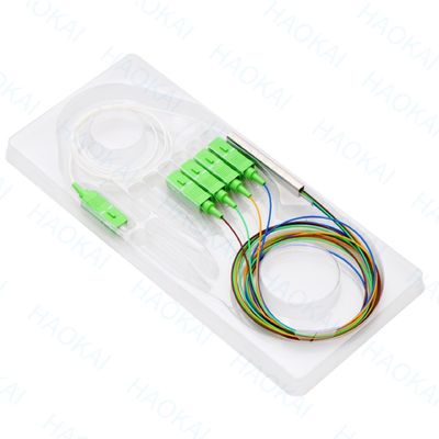 FTTxシステムズ SC UPC 光ファイバー PLC スプリッタ 1x2 ミニ鋼管