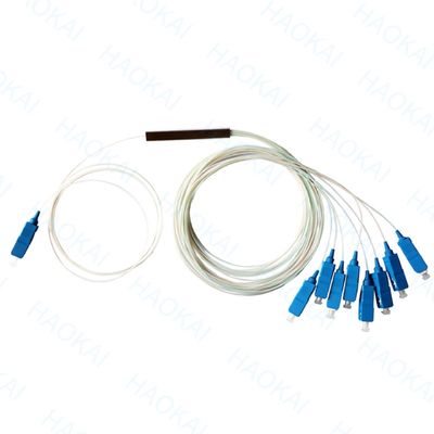 FTTH 1x4 1x8 ファイバー PLC スプリッタ SC APC コンネクタ付きミニ鋼管