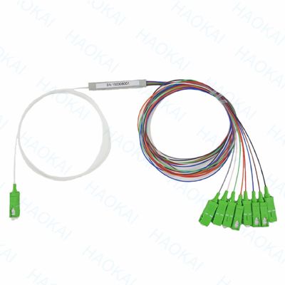 FTTH 1x4 1x8 ファイバー PLC スプリッタ SC APC コンネクタ付きミニ鋼管