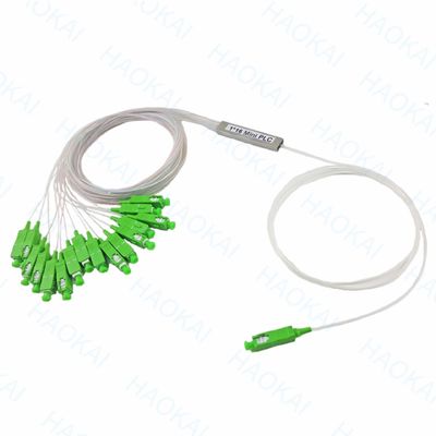 FTTH 1x4 1x8 ファイバー PLC スプリッタ SC APC コンネクタ付きミニ鋼管