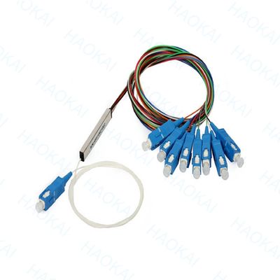 FTTH 1x4 1x8 ファイバー PLC スプリッタ SC APC コンネクタ付きミニ鋼管
