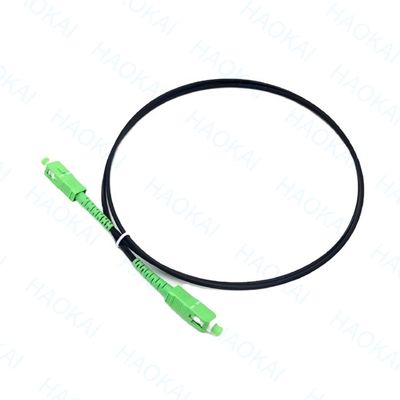 ネットワーク FTTH パッチコード 室内ドロップ ファイバーケーブル SC APC 1コア FRP 鋼鉄ワイヤー