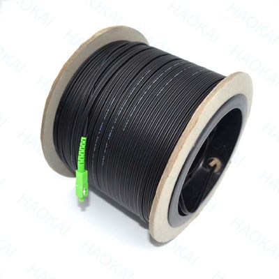 外部 FTTH パッチコード 2コア スチールワイヤドロップ 光ファイバーケーブル 2SC-2SC接続