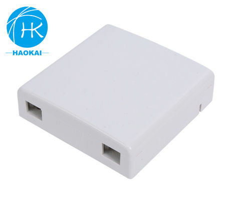 2ポート 室内 FTTH 表板ボックス デスクトップ SC LC UPC 86型 ミニファイバーオプティック ローゼットボックス