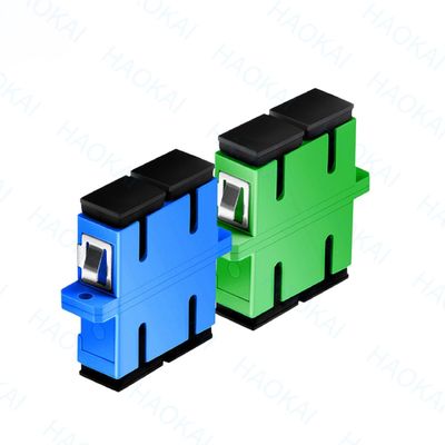 PVCデュプレックスSC APCUPCアダプター 1260nm - 1650nm 電信用波長