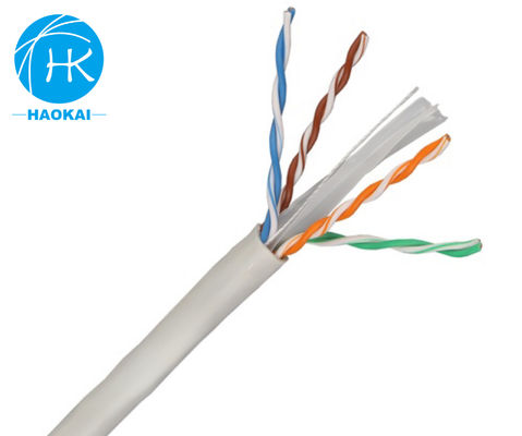 固体赤銅 室内LANケーブル UTP CAT6 カスタマイズ 4ペア 23awg 0.57mm 250MHz