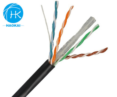 固体赤銅 室内LANケーブル UTP CAT6 カスタマイズ 4ペア 23awg 0.57mm 250MHz