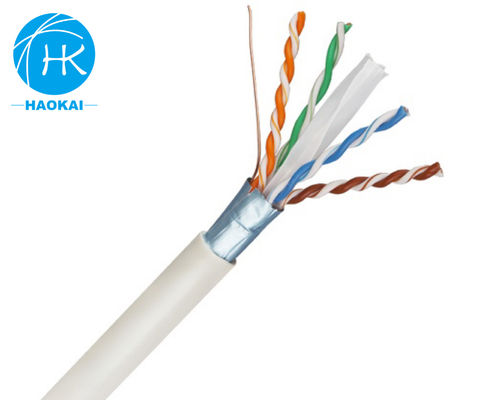 ゼリーで満たされたUTP CAT6ケーブルとメッセンジャー 屋外空中ネットワークケーブル