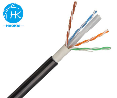 FTP CAT6A 室内LANケーブル 23awg シールド銅網ケーブル