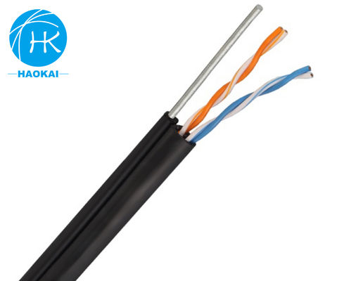 屋外 2 パアランケーブル UTP CAT5E メッセンジャー 4pr 24awg