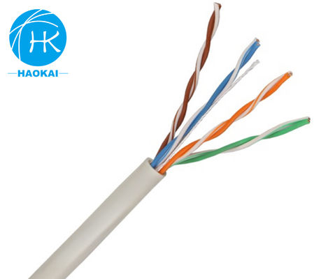 屋外 2 パアランケーブル UTP CAT5E メッセンジャー 4pr 24awg