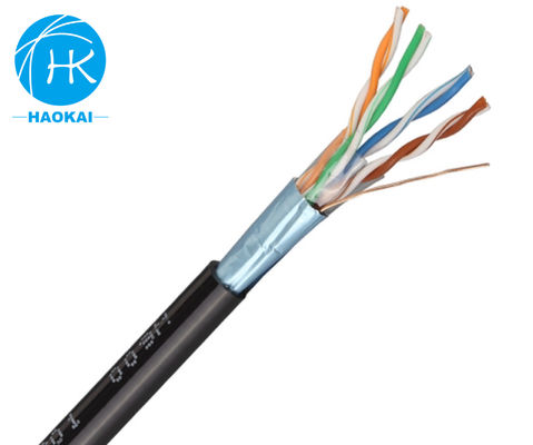 UTP CAT5E 外部LANケーブル メッセージ付き固体HDPE隔熱