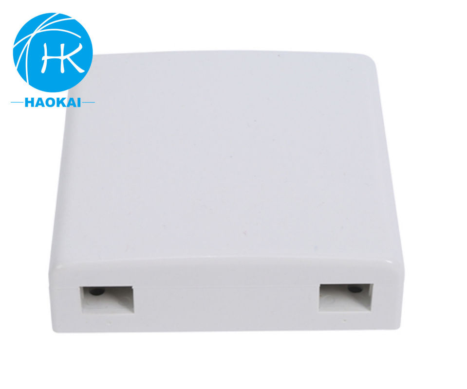 2ポート 室内 FTTH 表板ボックス デスクトップ SC LC UPC 86型 ミニファイバーオプティック ローゼットボックス